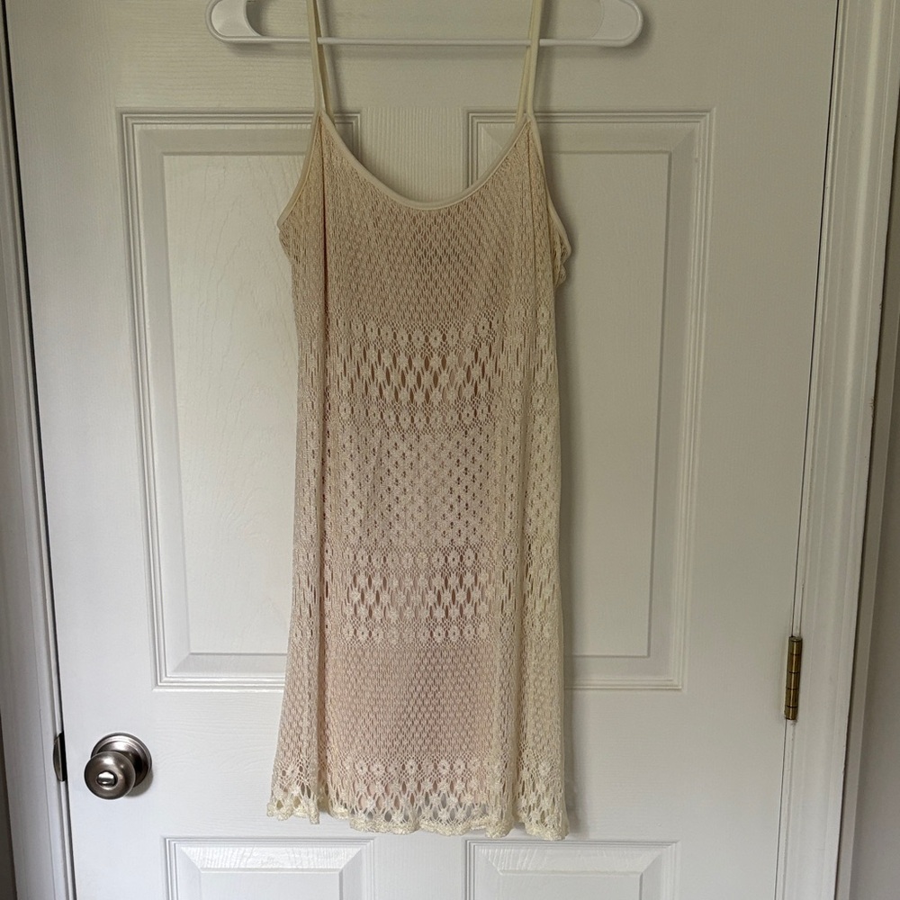 Ceduxion Cream Lace Dress
